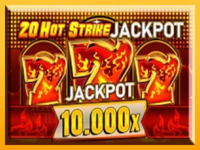 20 Hot Strike Jackpot játékgép pénzért