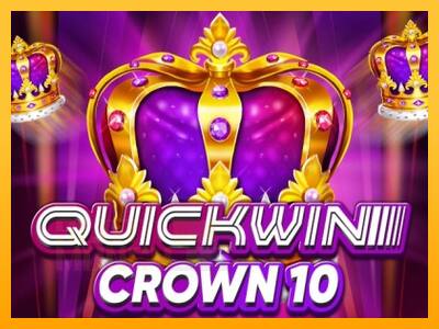 Quick Win Crown 10 játékgép pénzért