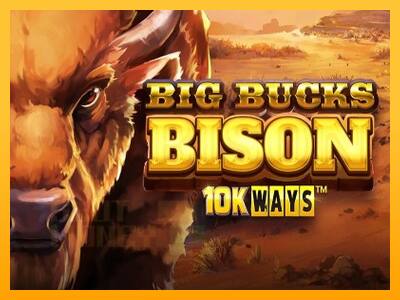 Big Bucks Bison 10K Ways játékgép pénzért