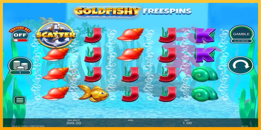 Gold Fishy Free Spins játékgép pénzért, kép 2