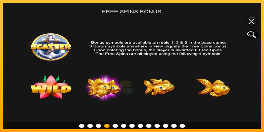 Gold Fishy Free Spins játékgép pénzért, kép 5