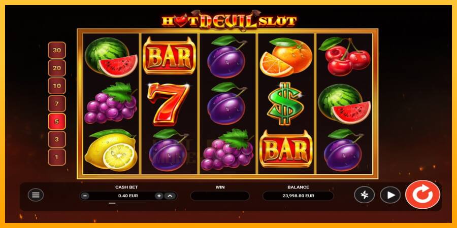 Hot Devil Slot játékgép pénzért, kép 2