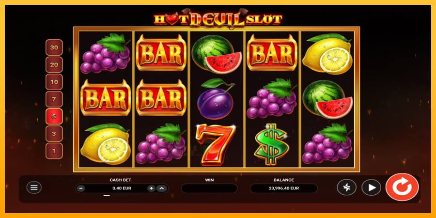 Hot Devil Slot játékgép pénzért, kép 3