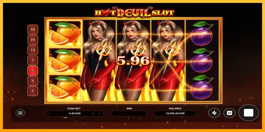 Hot Devil Slot játékgép pénzért, kép 4