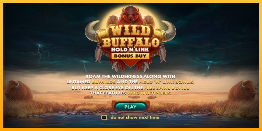 Wild Buffalo Hold N Link Bonus Buy játékgép pénzért, kép 1