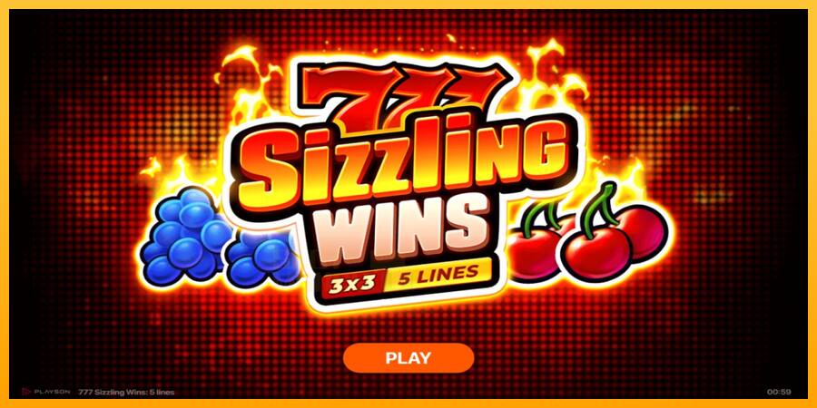 777 Sizzling Wins: 5 Lines játékgép pénzért, kép 1