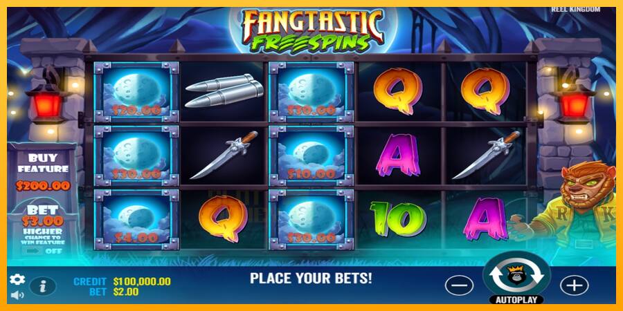 Fangtastic Freespins játékgép pénzért, kép 2