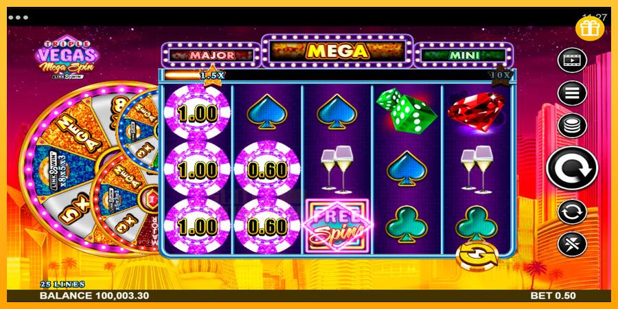 Triple Vegas Mega Spin játékgép pénzért, kép 3