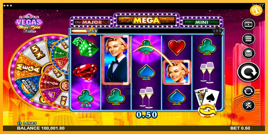 Triple Vegas Mega Spin játékgép pénzért, kép 4