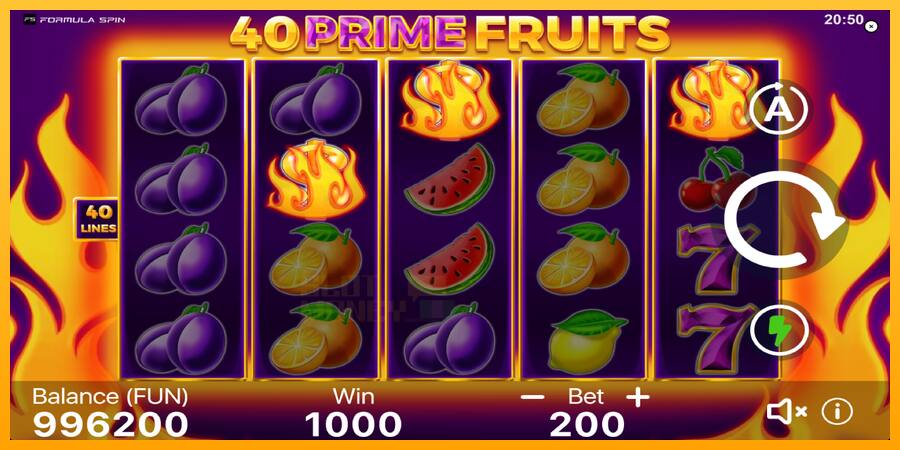 40 Prime Fruits játékgép pénzért, kép 3