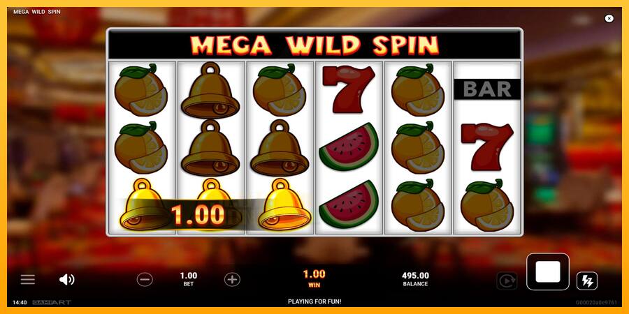 Mega Wild Spin játékgép pénzért, kép 4