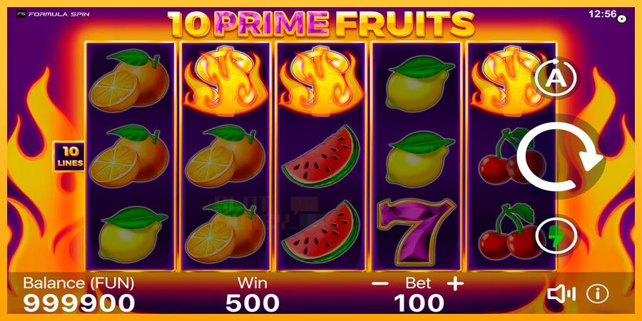 10 Prime Fruits játékgép pénzért, kép 2