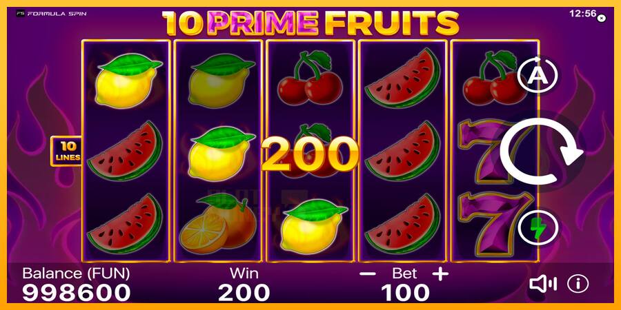 10 Prime Fruits játékgép pénzért, kép 3