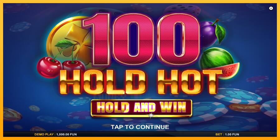 100 Hold Hot Hold and Win játékgép pénzért, kép 1