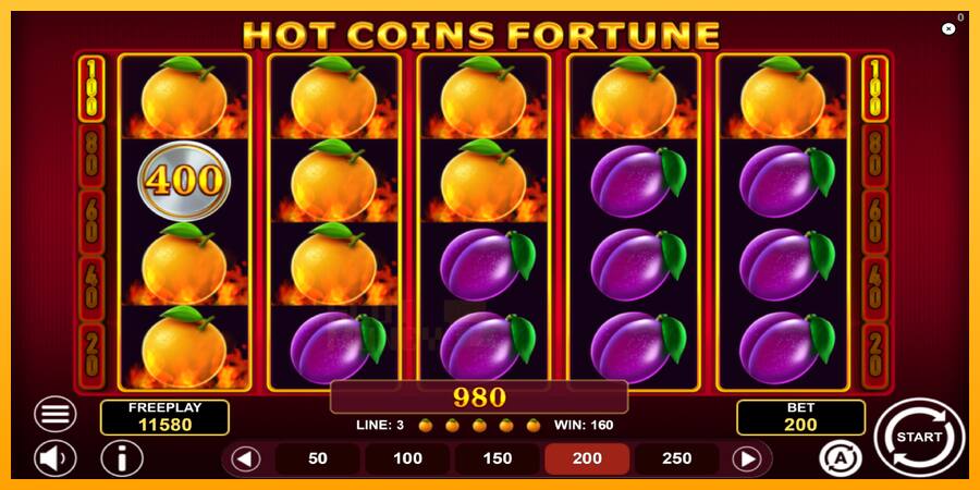 Hot Coins Fortune játékgép pénzért, kép 4