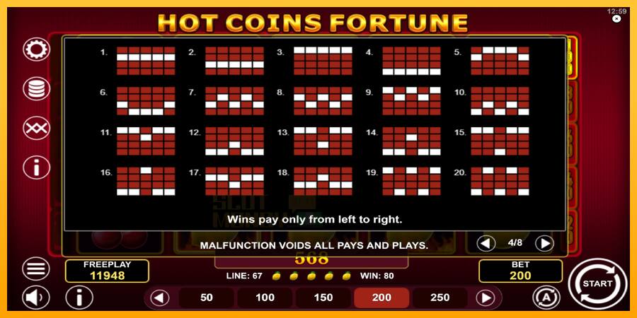 Hot Coins Fortune játékgép pénzért, kép 7