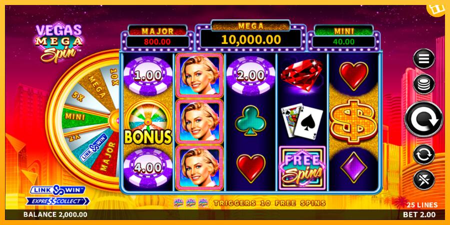 Vegas Mega Spin játékgép pénzért, kép 1