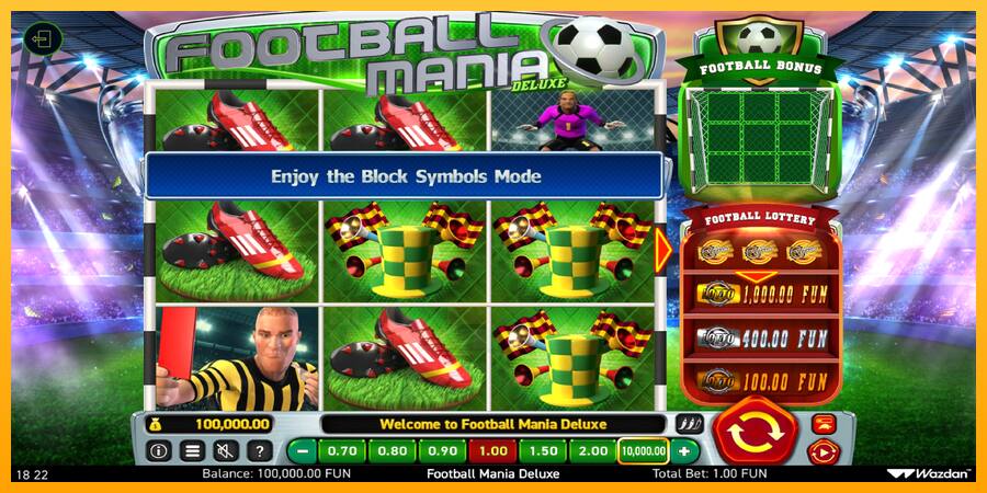 Football Mania Deluxe játékgép pénzért, kép 2