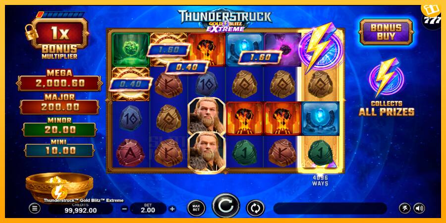 Thunderstruck Gold Blitz Extreme játékgép pénzért, kép 2