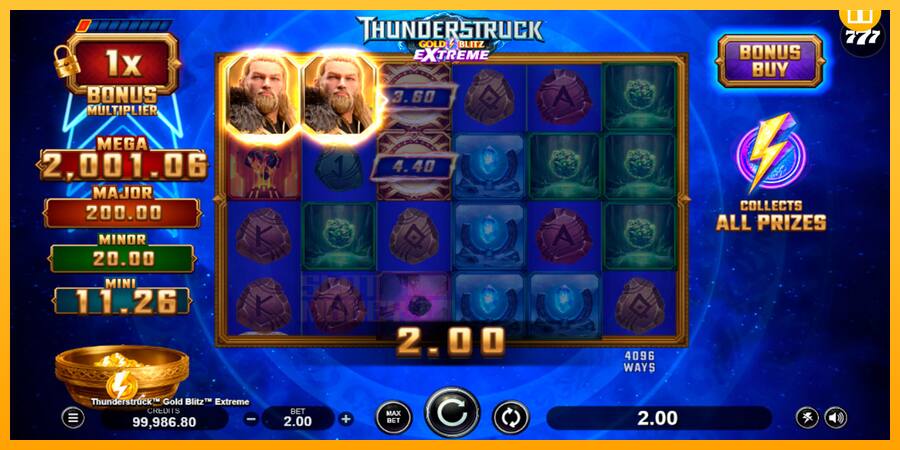 Thunderstruck Gold Blitz Extreme játékgép pénzért, kép 4