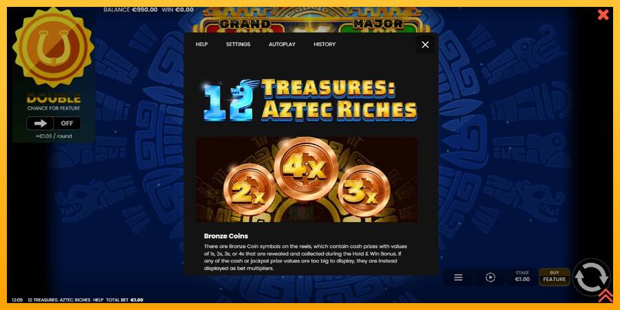 12 Treasures: Aztec Riches játékgép pénzért, kép 5