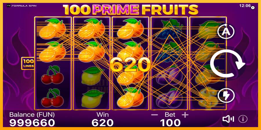 100 Prime Fruits játékgép pénzért, kép 4