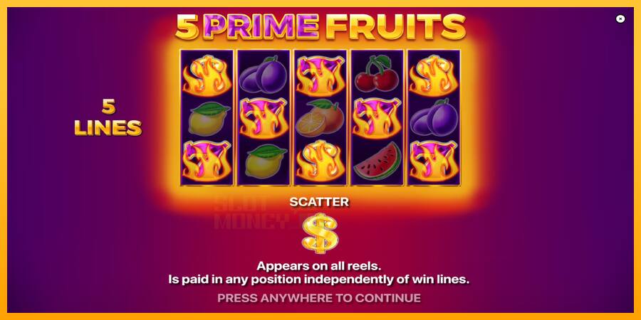 5 Prime Fruits játékgép pénzért, kép 1