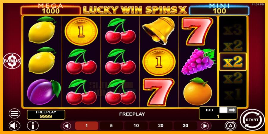 Lucky Win Spins X játékgép pénzért, kép 2