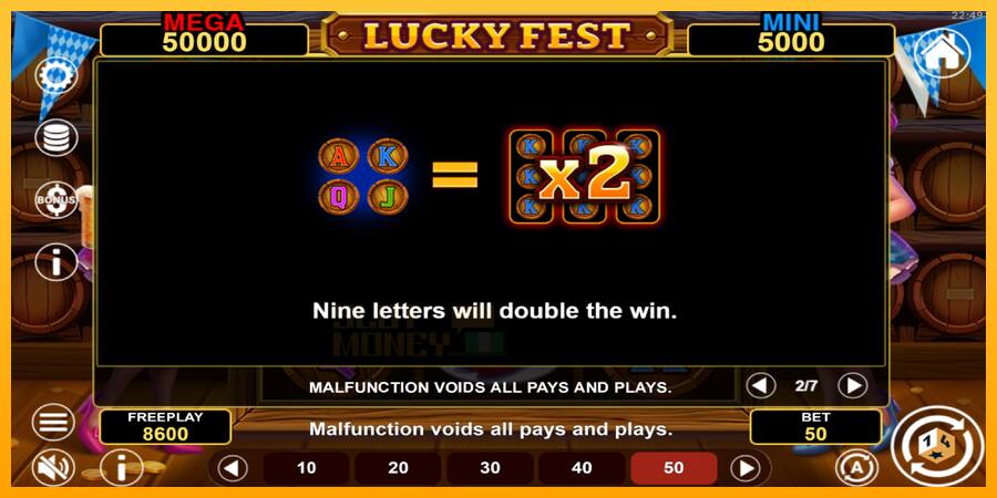 Lucky Fest Hold & Win játékgép pénzért, kép 6