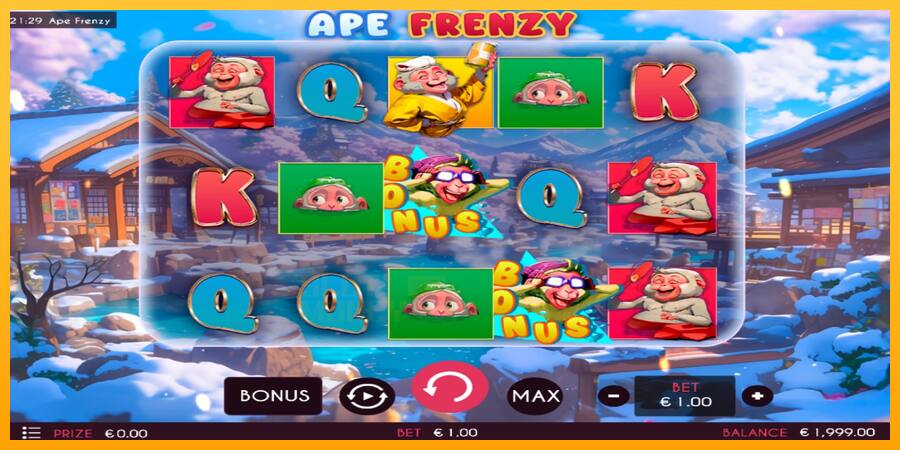 Ape Frenzy játékgép pénzért, kép 2