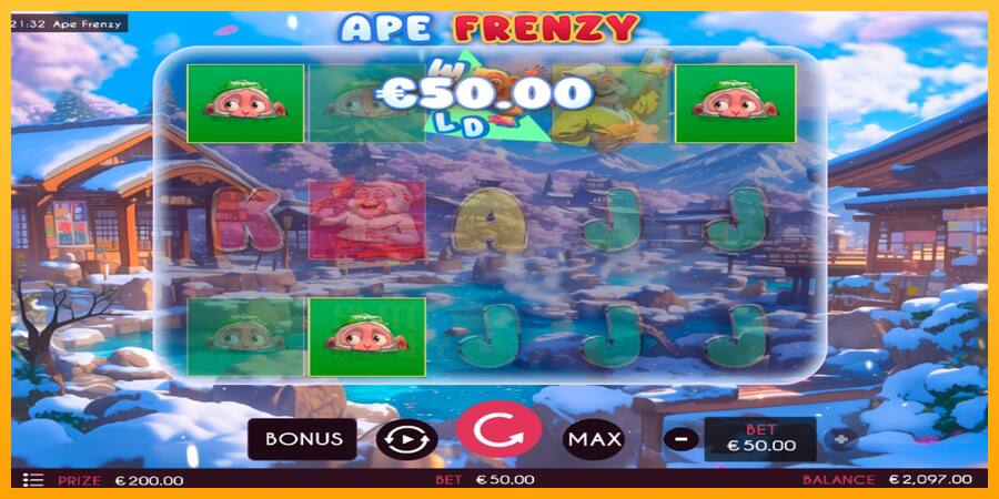 Ape Frenzy játékgép pénzért, kép 3