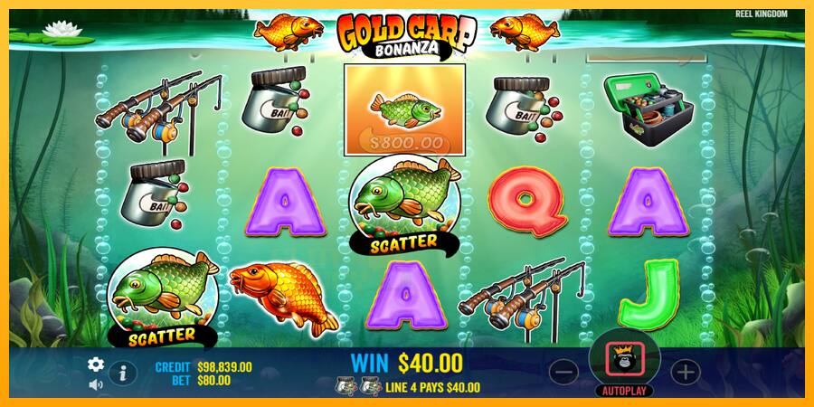 Gold Carp Bonanza játékgép pénzért, kép 3