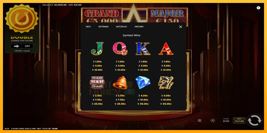 5 Star Coins: Hold & Win játékgép pénzért, kép 5