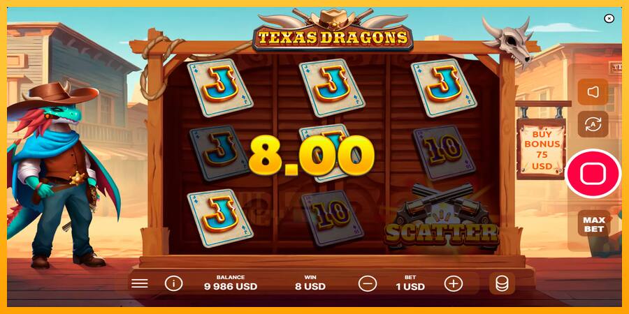 Texas Dragons játékgép pénzért, kép 3