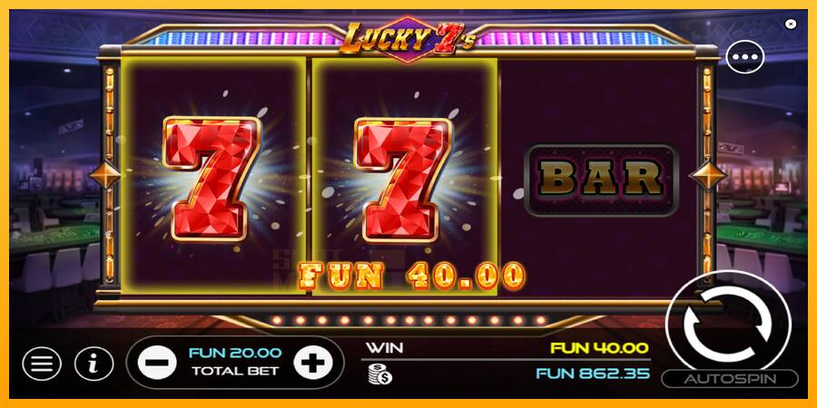 Lucky 7s játékgép pénzért, kép 3