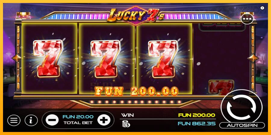 Lucky 7s játékgép pénzért, kép 4