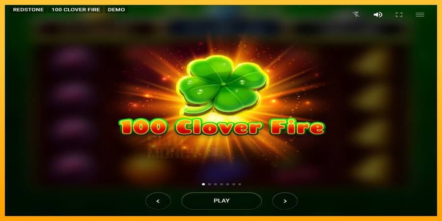 100 Clover Fire játékgép pénzért, kép 1