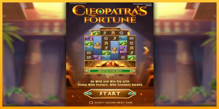 Cleopatras Fortune játékgép pénzért, kép 1