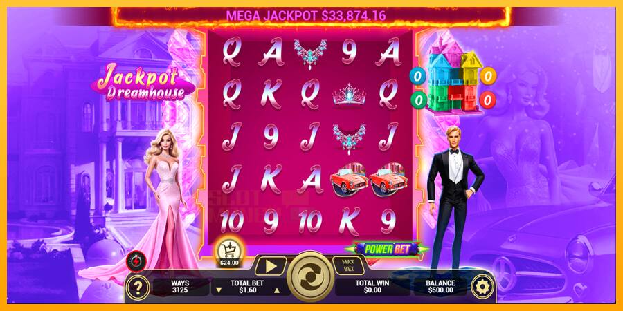 Jackpot Dreamhouse játékgép pénzért, kép 2