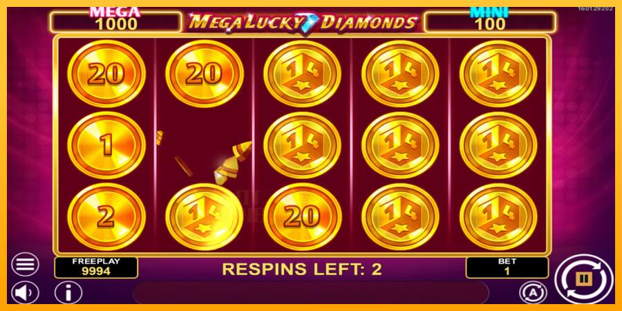 Mega Lucky Diamonds Hold & Win játékgép pénzért, kép 3