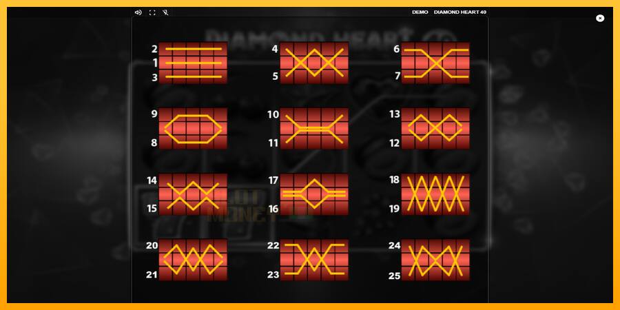 Diamond Heart 40 játékgép pénzért, kép 6