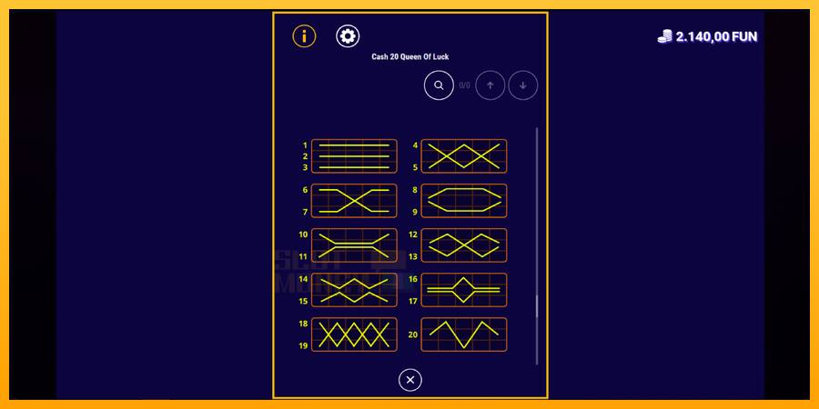 Cash 20 Queen of Luck játékgép pénzért, kép 7