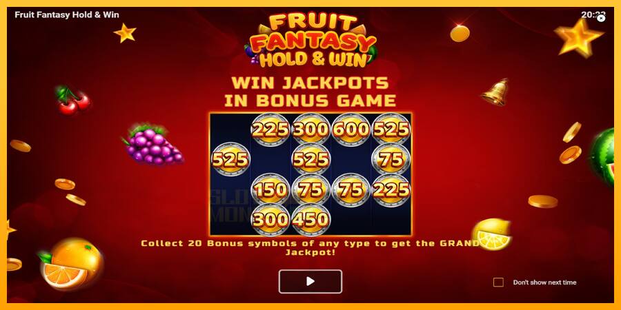 Fruit Fantasy Hold & Win játékgép pénzért, kép 1