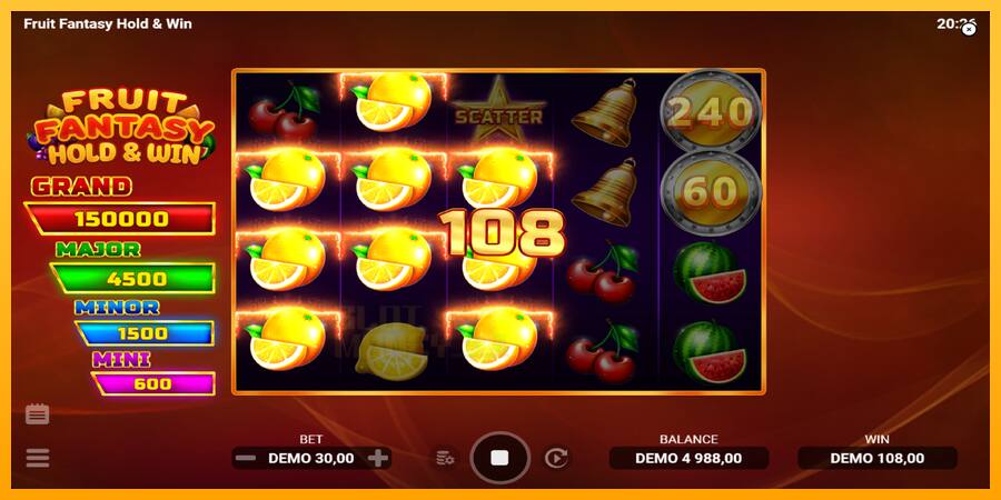 Fruit Fantasy Hold & Win játékgép pénzért, kép 3