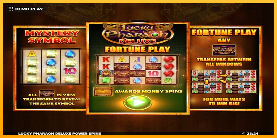 Lucky Pharaoh Deluxe Fortune Play játékgép pénzért, kép 1