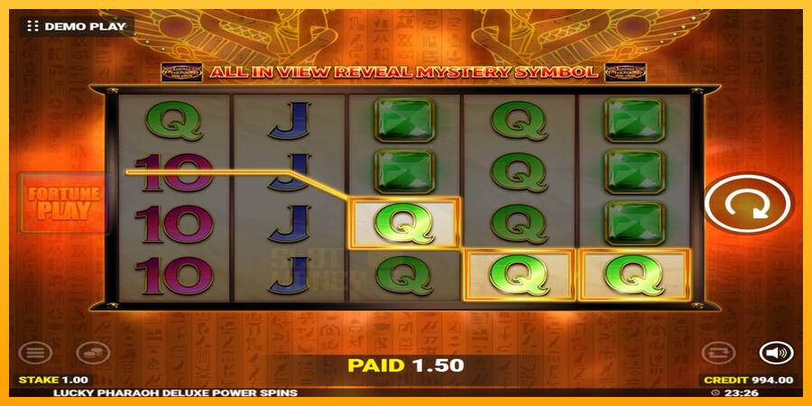 Lucky Pharaoh Deluxe Fortune Play játékgép pénzért, kép 3