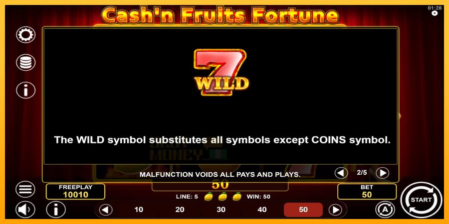 Cashn Fruits Fortune játékgép pénzért, kép 6