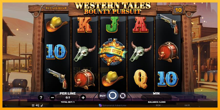 Western Tales - Bounty Pursuit játékgép pénzért, kép 2