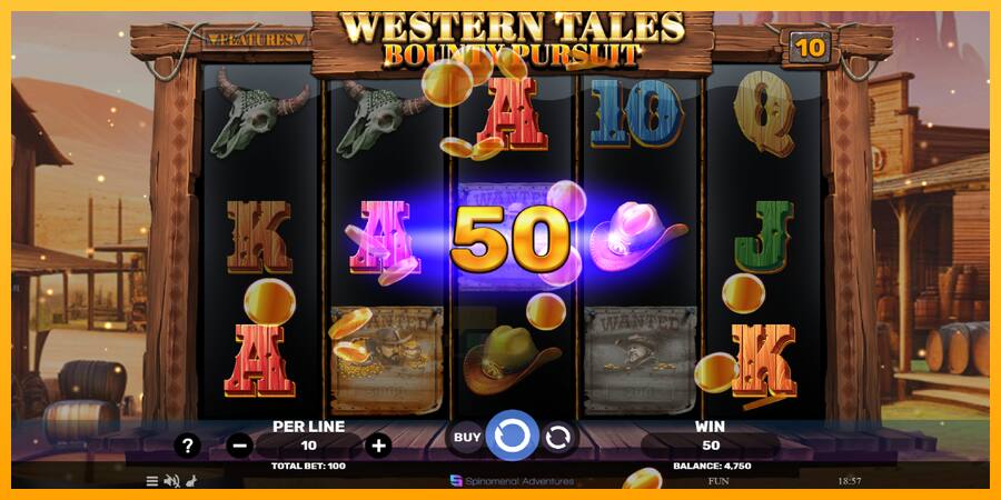 Western Tales - Bounty Pursuit játékgép pénzért, kép 3