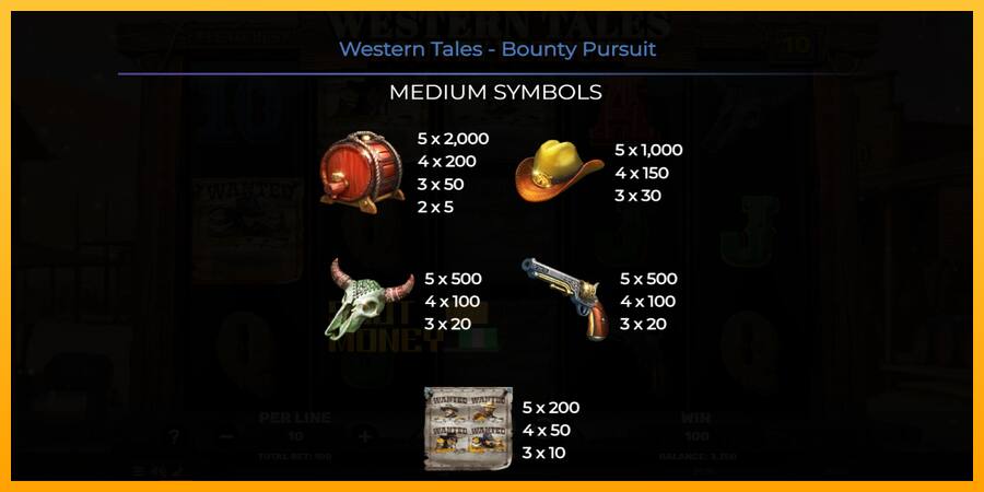 Western Tales - Bounty Pursuit játékgép pénzért, kép 6